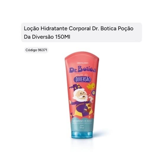 Loção Hidratante Corporal Dr Botica Poção da Diversão 150ml