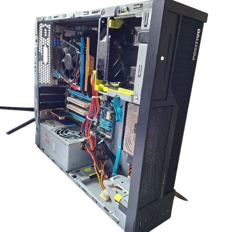 Computador Slim PC i5 3570 16gb ddr3 ssd sata 256gb hdd 320gb fonte seasonic gold pcie wifi dual gabinete slim kit i5