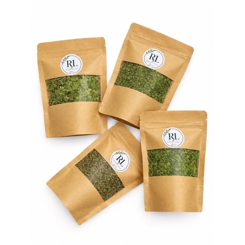 kit 4 temperos desidratados-Salsa, Coentro, Orégano e Cebolinha verde