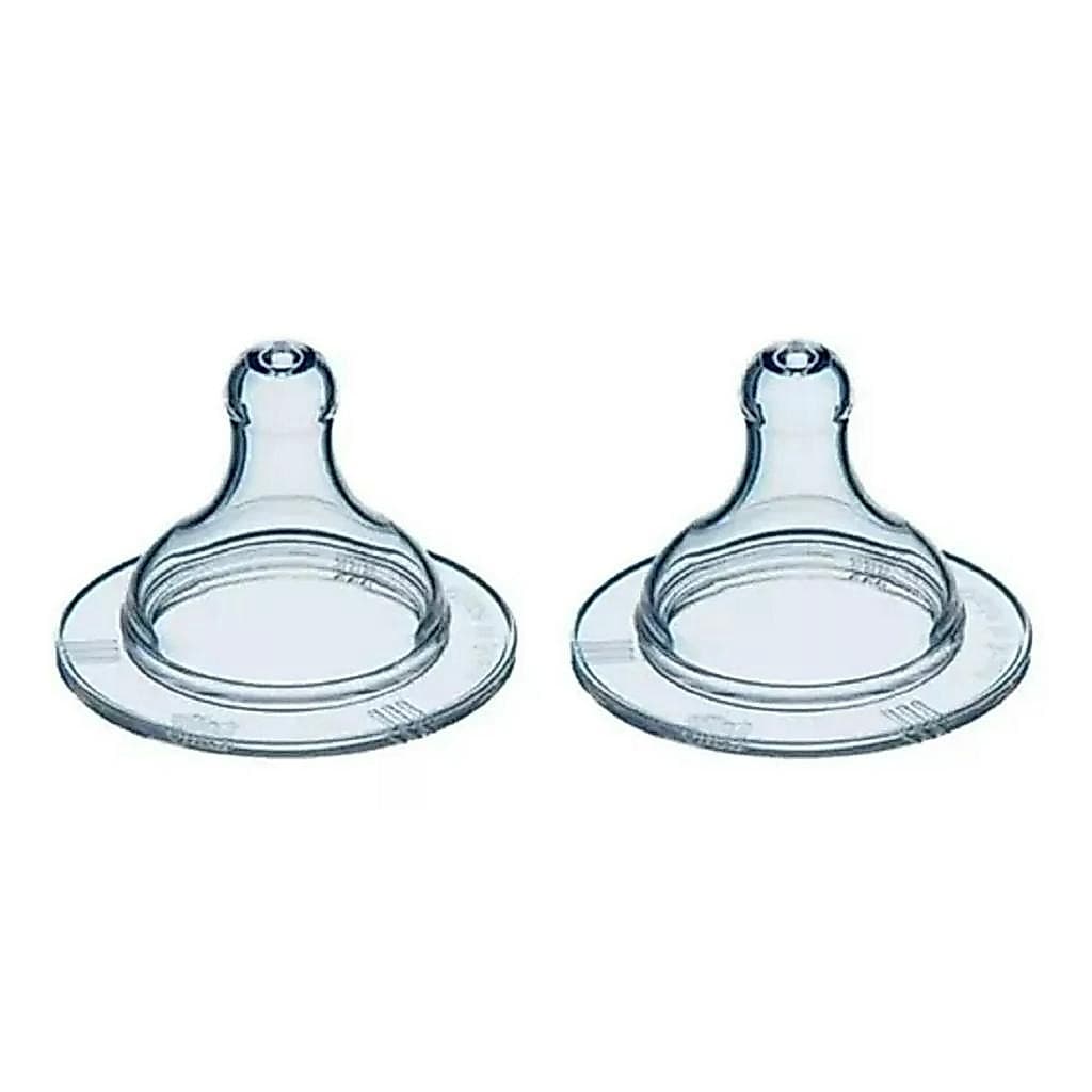 Bico de Mamadeira Big Grande 100% Silicone Redondo ou Ortodôntico Tamanho 2