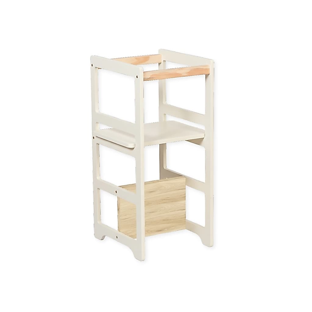 Torre De Aprendizagem Montessori 4 Em 1 Laqueada Decoração OFF