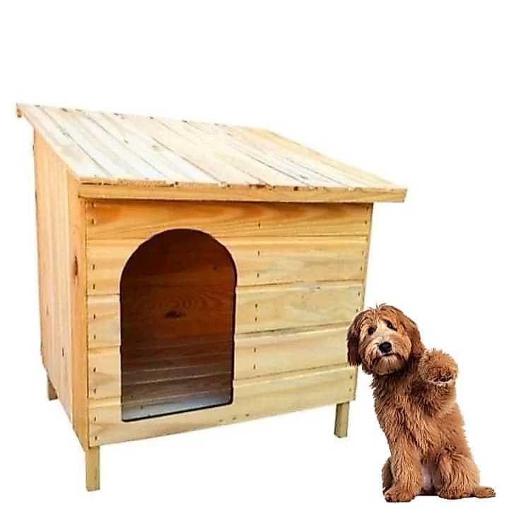 Casinha Edícula de Madeira N4 Para Cachorros Cães Casa Pet Número 4 Feito Madeira Pinus