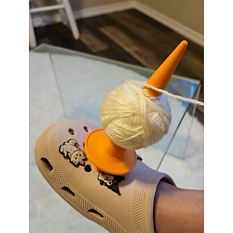 Lã e Barbante – Porta Fio para Crochê e Tricô 3D  .15cm