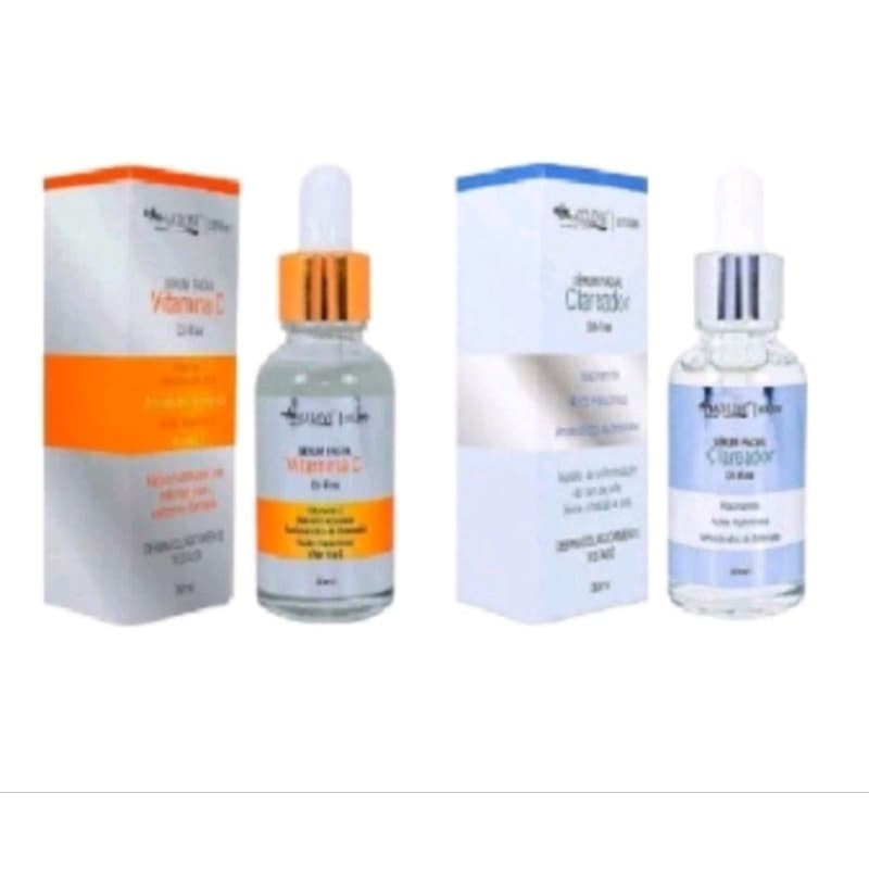 Kit 2 Sérum Facial Max Love - Vitamina C e Clareador