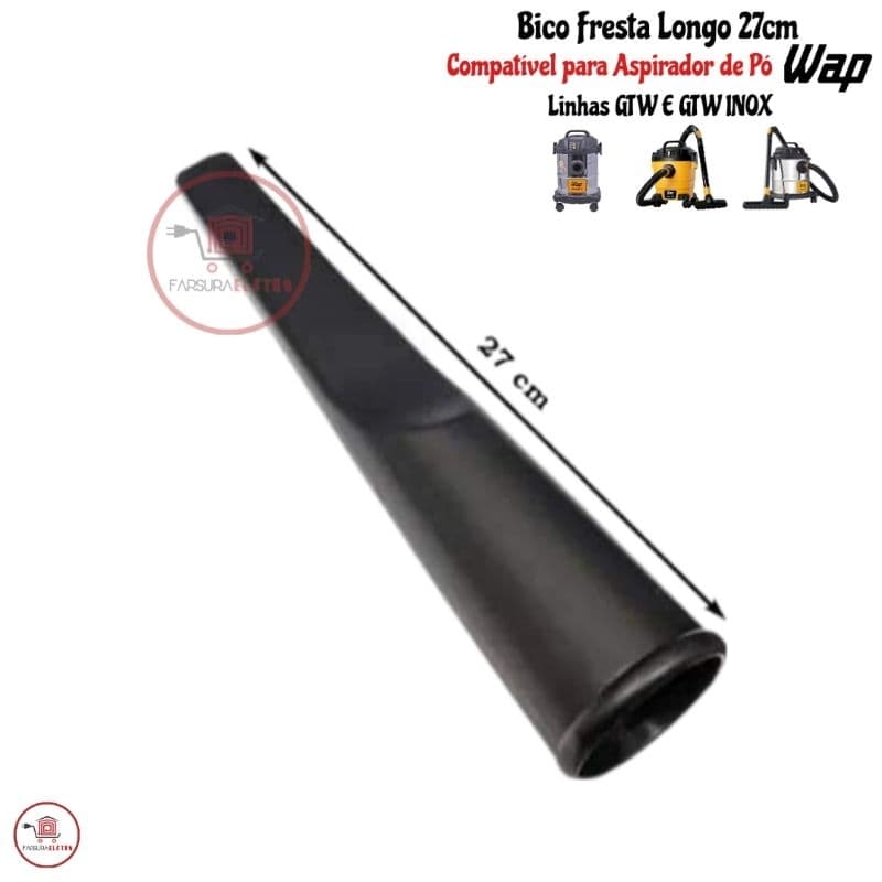 Bico Para Cantos e Frestas Aspirador de Pó Wap Diversos ( Não Serve Para Aspiradores Verticais )