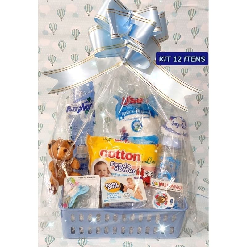 Mamadeira Bebê 240 ml/140 ml Kit 12 itens presente enxoval maternidade recém nascido lembrancinha bebê ursinho pelucia