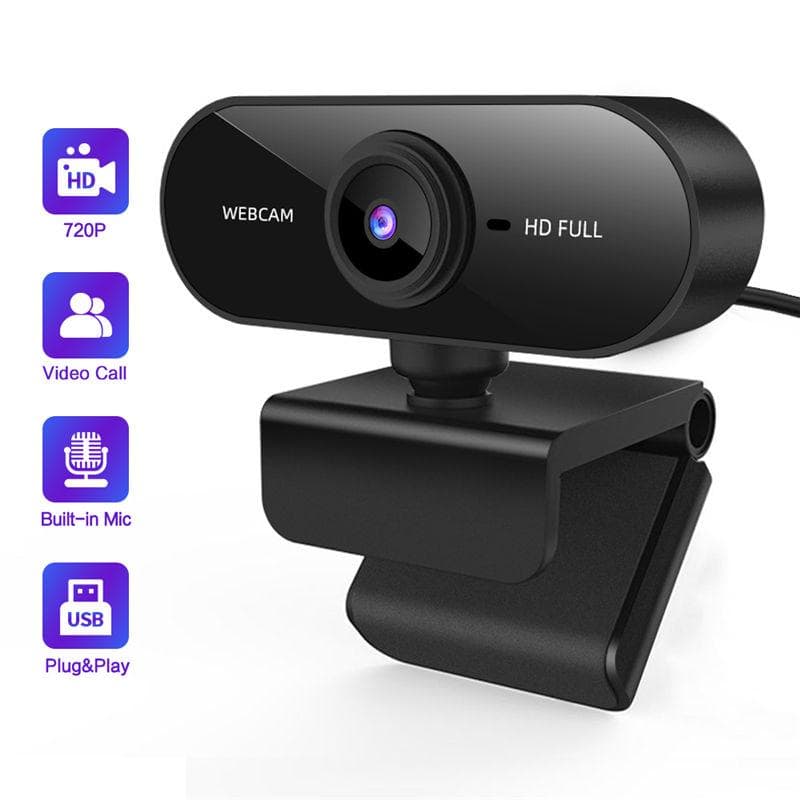 Webcam Full Hd 1080p Câmera Usb Live Stream Alta Resolução