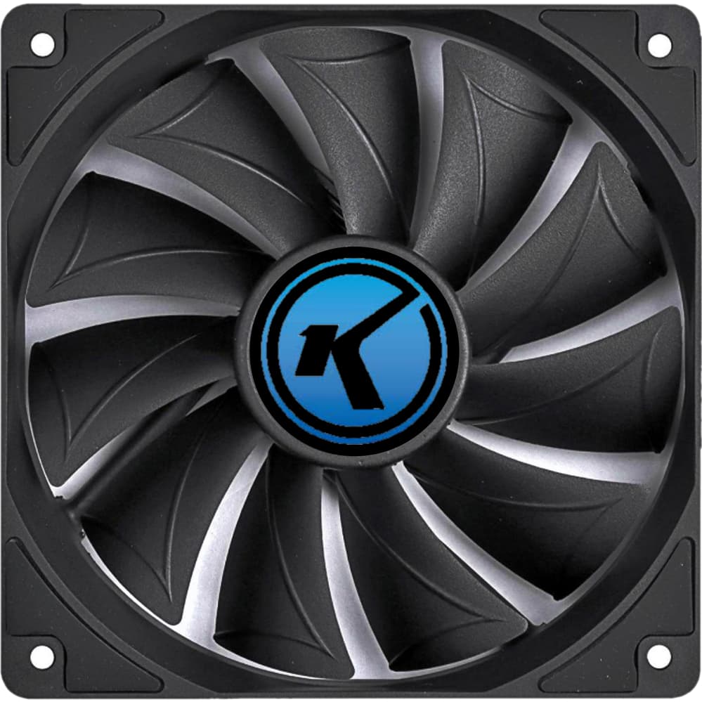 Cooler Fan Ventoinha 120mm 12cm Computador PC Gamer Gabinete Preto Molex