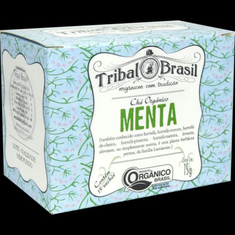 Chá orgânico, chá Menta Tribal Brasil