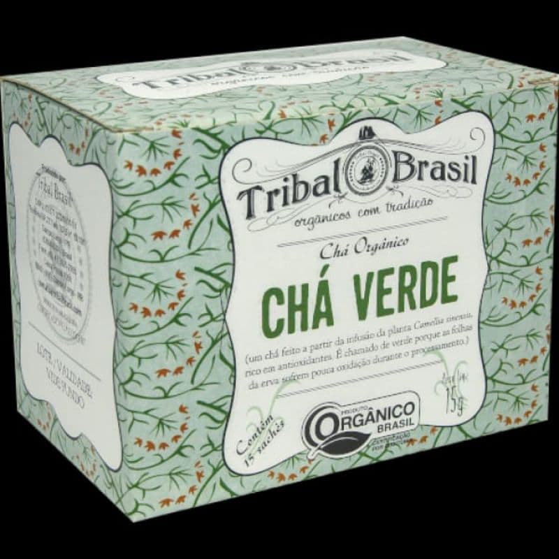Chá orgânico, chá VERDE Tribal Brasil