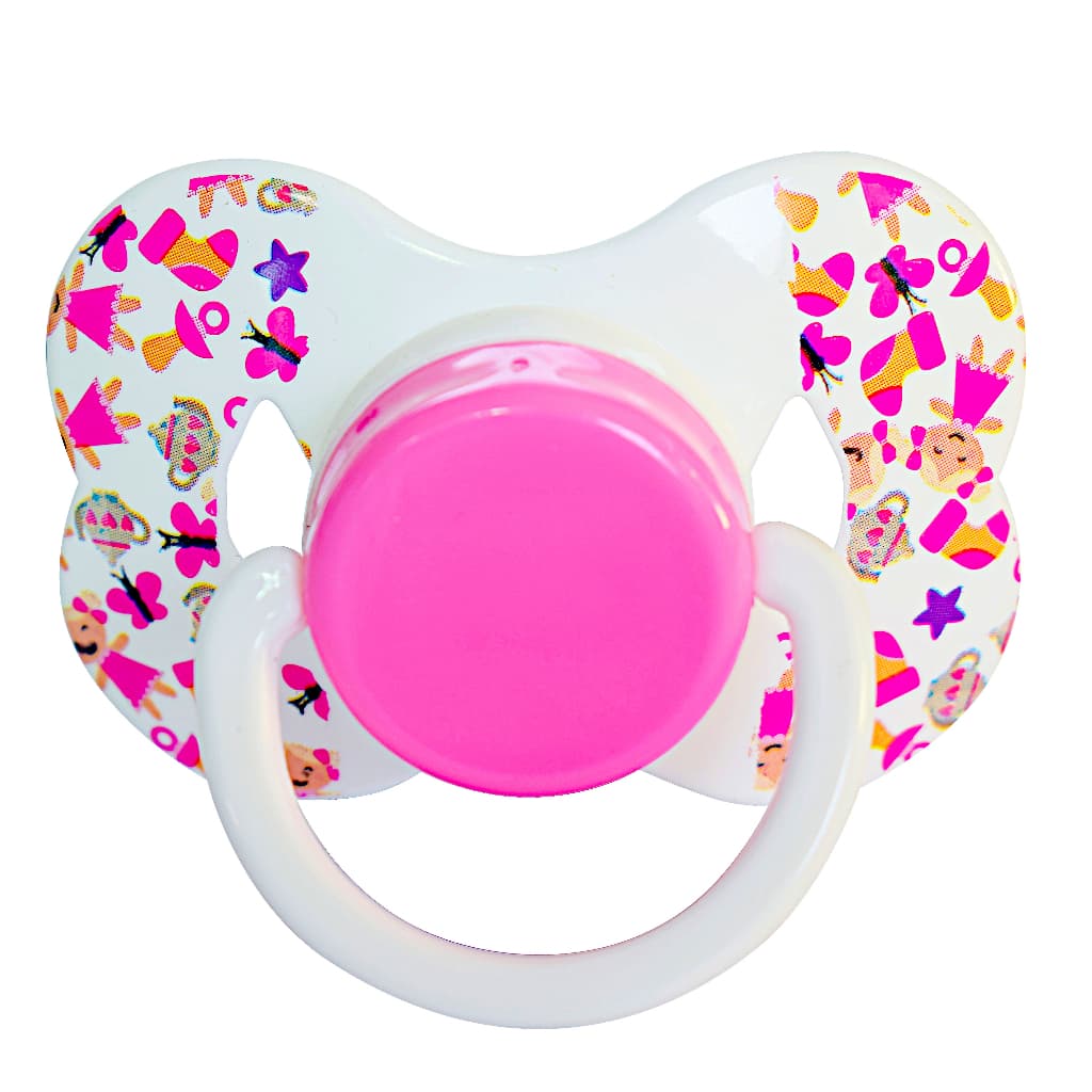 Chupetas Anatômicas Borboleta Pacote C/ 25 Unidades Bico de Silicone Bebê Chupeta