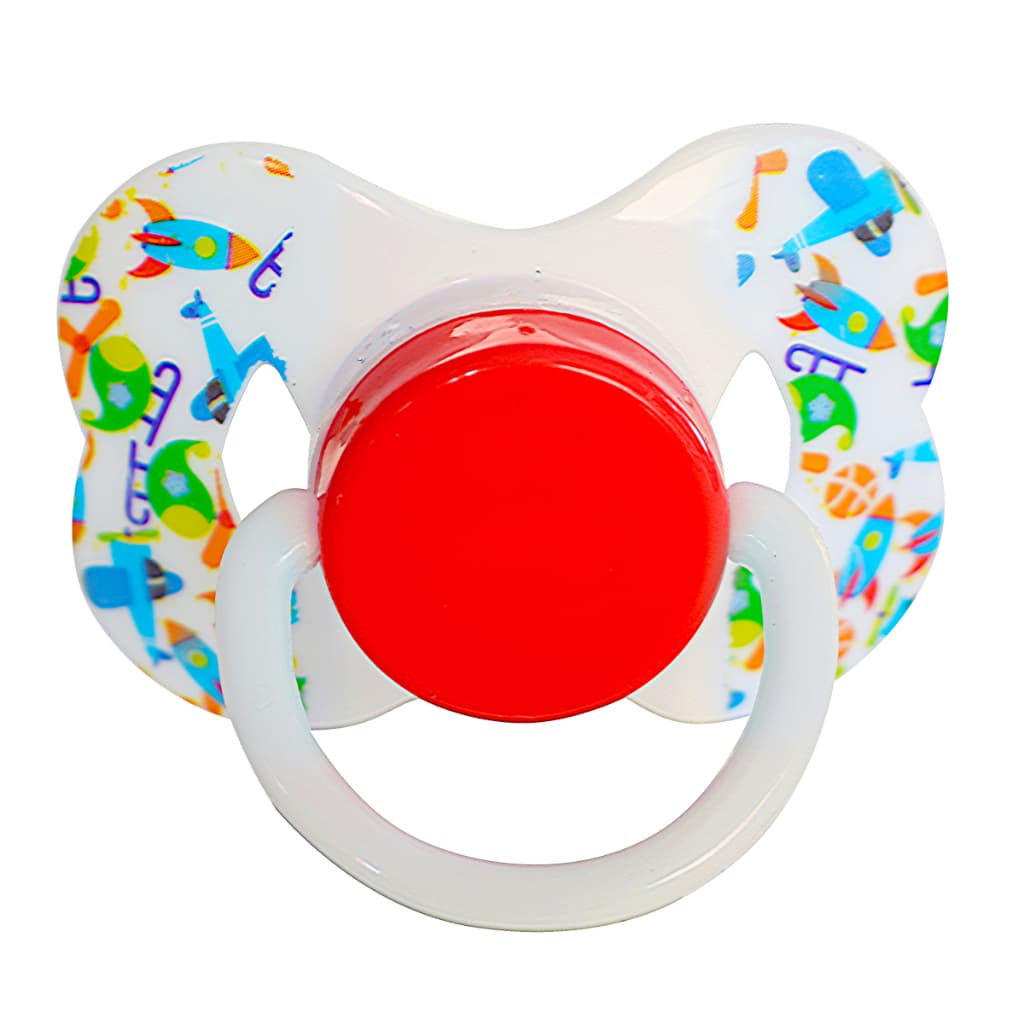Chupetas Bico Silicone Anatômico Bebê Menino Menina Pacote C/5 Unidades - Kit 5 Chupetas