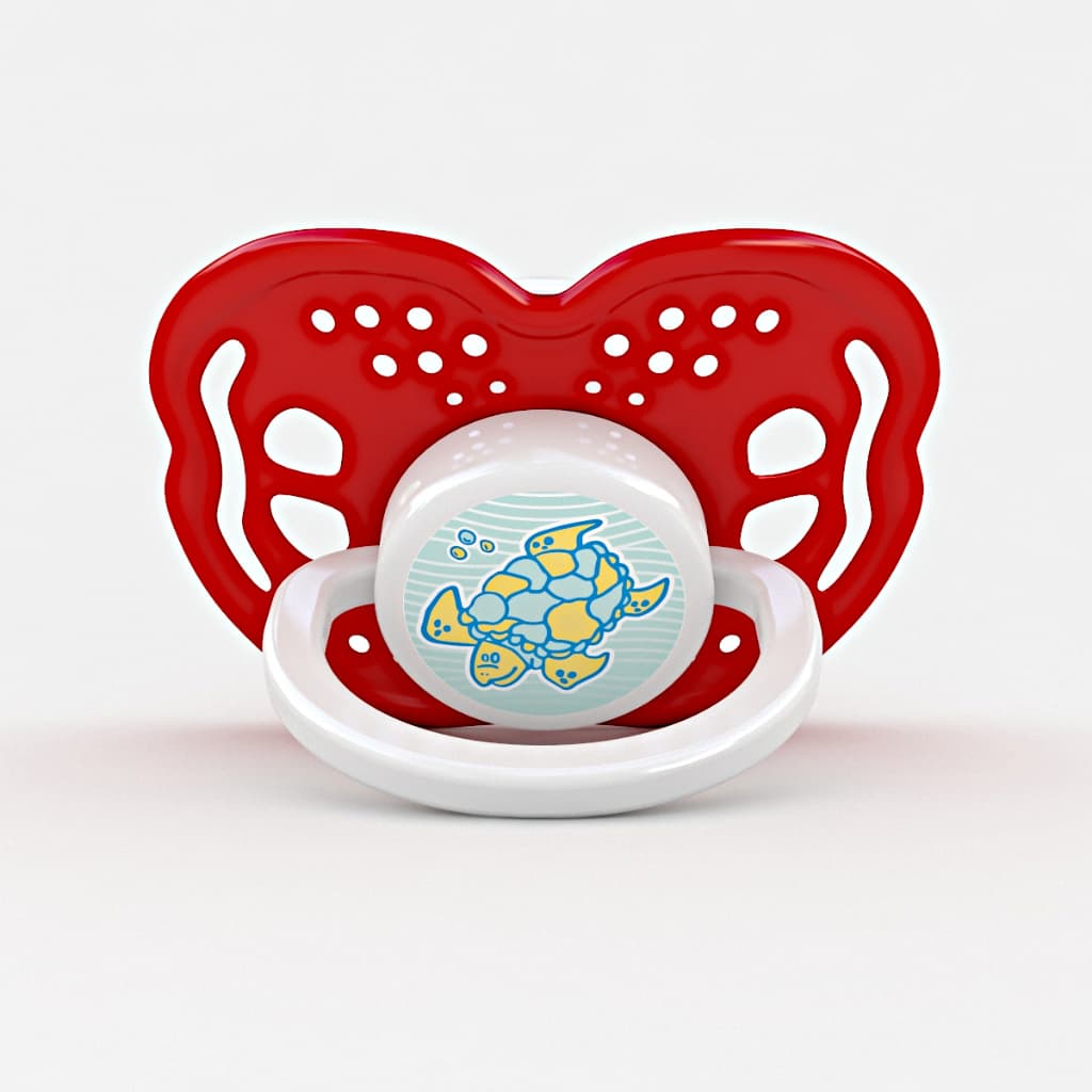 Chupeta Bico Anatômico de Silicone Blister Bebê Menino Menina Chupeta Infantil Enxoval