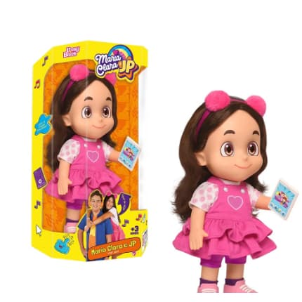 Boneca Maria Clara Mecanizada Fala 14 Frases Articulada Brinquedo para Meninas