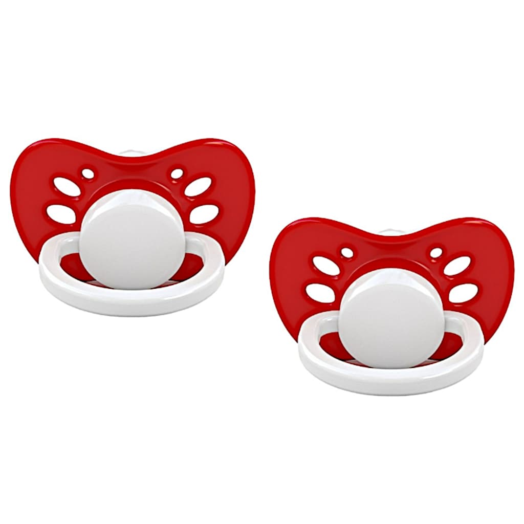 Kit 2 Chupetas Premium Bico Anatômico Silicone Bebê Menino Menina Pac C/2 Chupetas