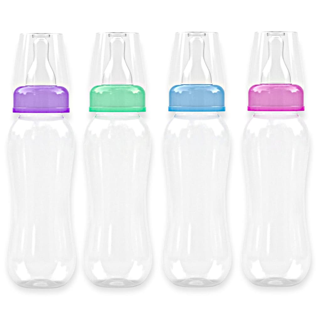 Mamadeira Bico de Silicone 12 Unidades Bebê Mamadeira 240ML Menina Menino