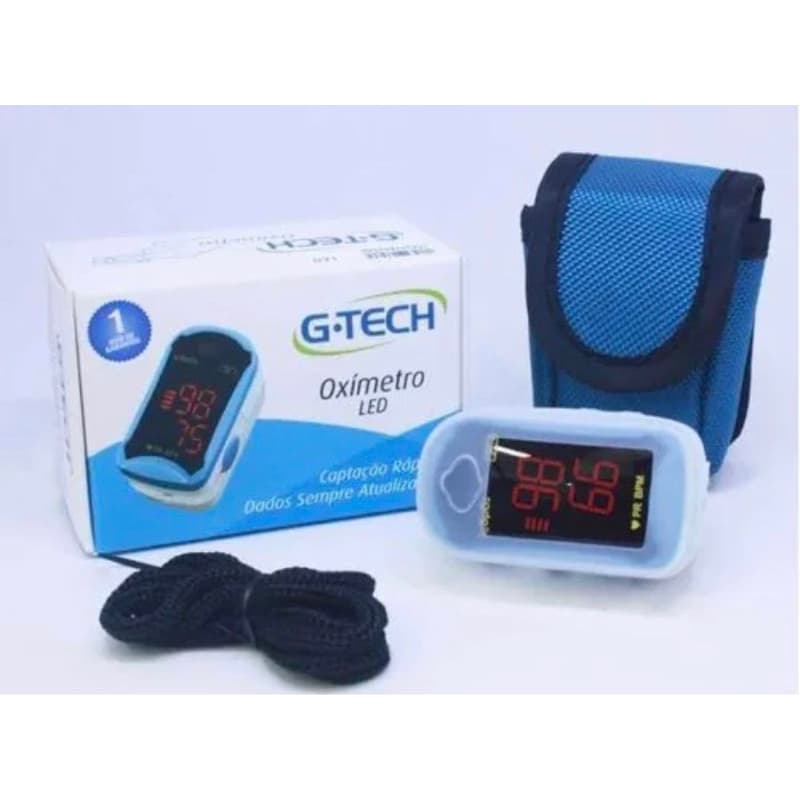 Oxímetro Digital Portátil de Dedo G-Tech modelo LED