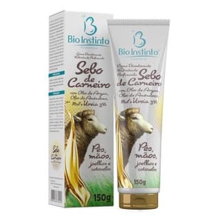 Creme Hidratante Sebo de Carneiro C/ Óleo de Argan (Ureia 3%) - 150g - Bio Instinto
