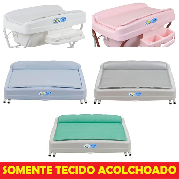 Estofado Impermeável Do Trocador da Banheira Millenia Laminado em PVC 3014 Burigotto