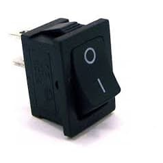 kit 5 peças - Chave Gangorra Kcd1-101 PRETO 15X21mm 2T Liga/desliga 250v 3A Esp8266 Arduino