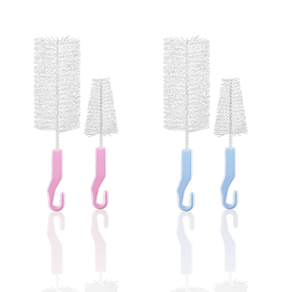 Conjunto de Escovas Para Mamadeira Blister Escova para Limpar Mamadeiras e Copos