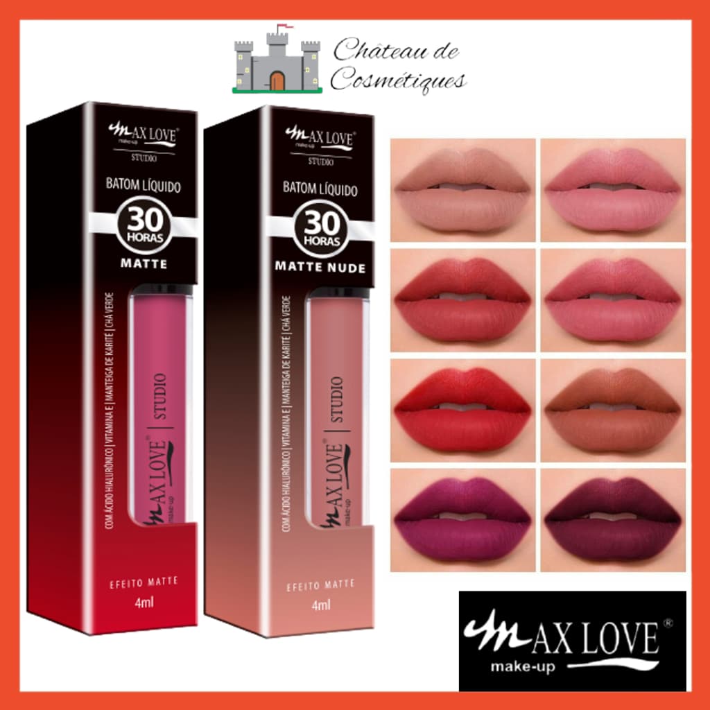 Batom Líquido Matte Nude Max Love 30 Horas