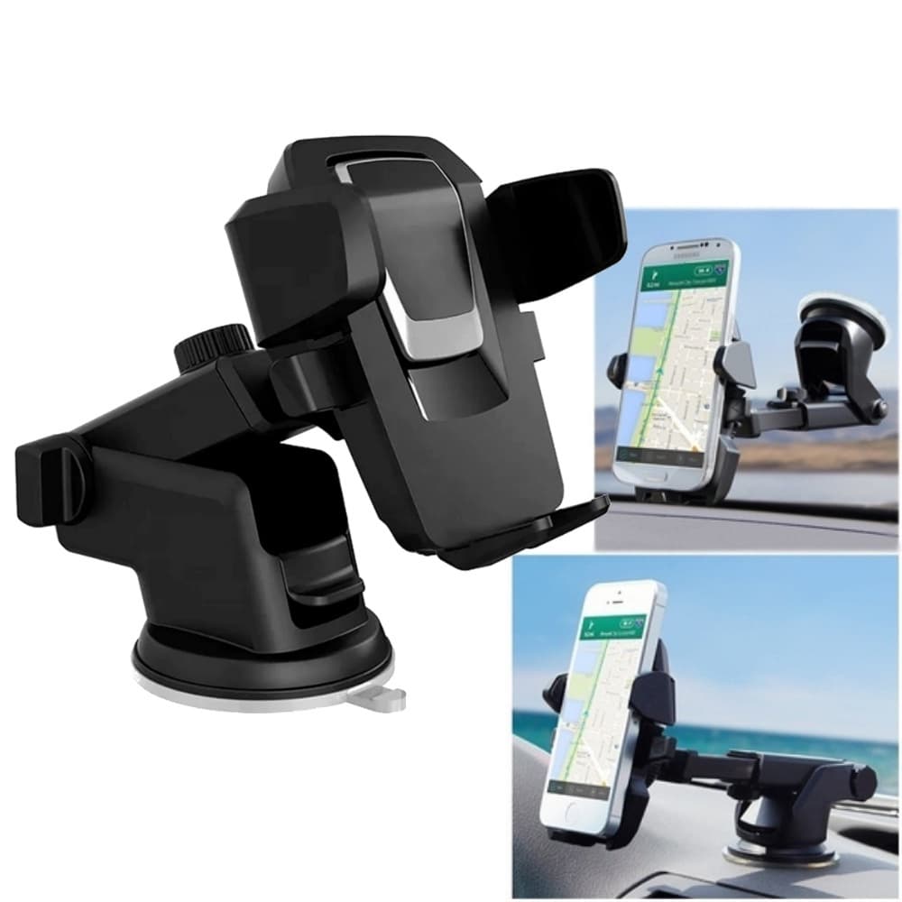 Suporte Veicular Automotivo Gps Veicular Carro Universal Automóvel Saída Grampo Ajustável 360°