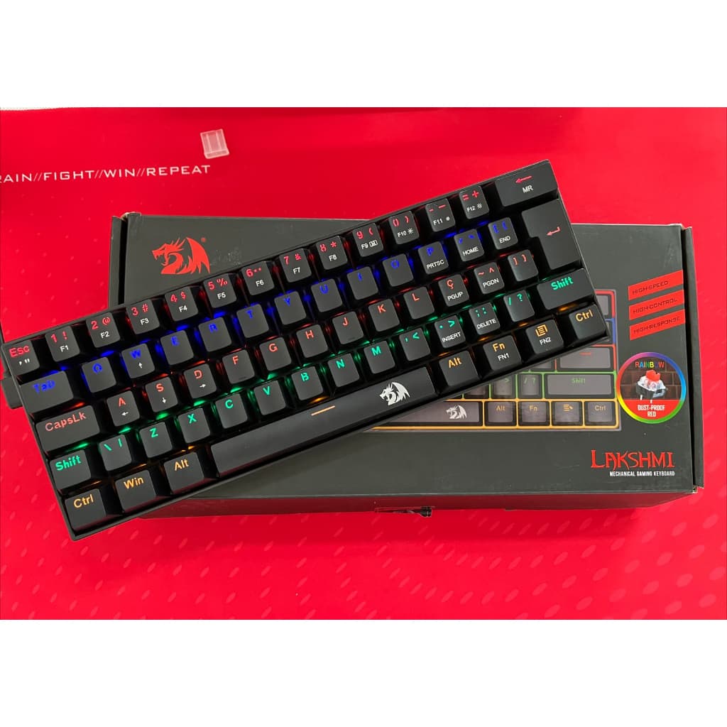 Teclado Mecânico Redragon Lakshmi Rainbow (Recondicionado)