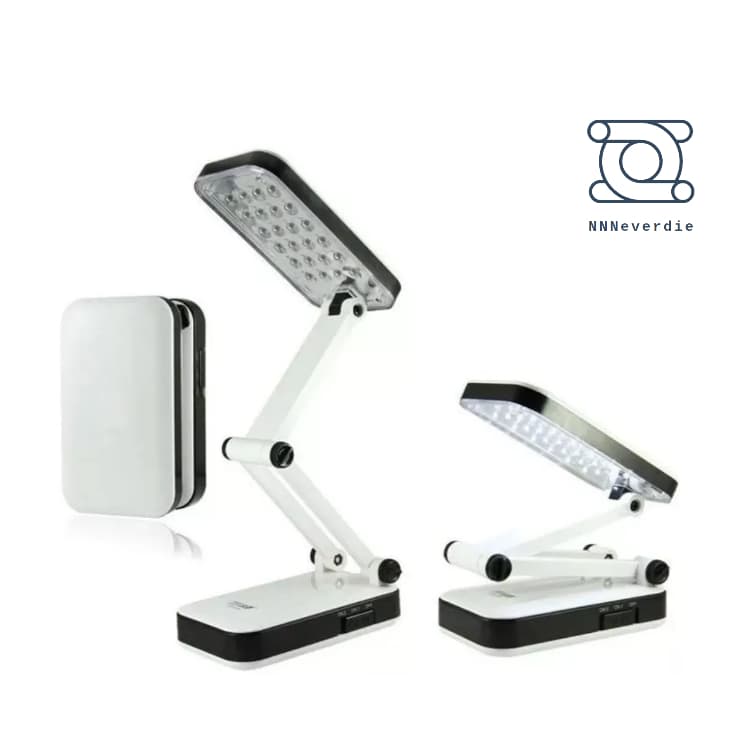 Luminária Portátil Abajur Mesa 24 Led Dobrável Recarregável