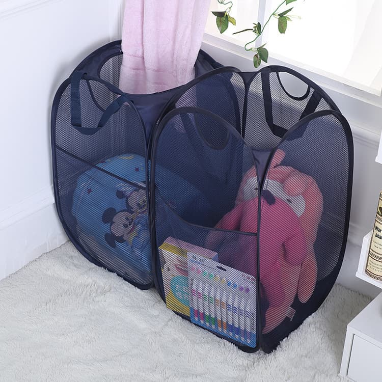 Cesta De Tecido Organizador De Roupas Dobrável Multifuncional Lavanderia Brinquedos Banheiro Quarto Promoção