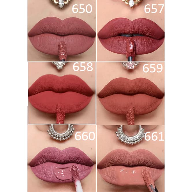 2 Unidades Batom Líquido Matte 12,  24 e ou 30 Horas Max Love
