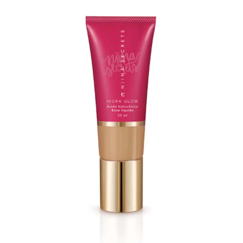 Base Líquida Niina Secrets Hidra Glow 30ml - Diversas Cores
