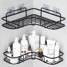 Prateleira Suporte Porta Shampoo Organizador de banheiro para Parede Triângulo Canto de Box