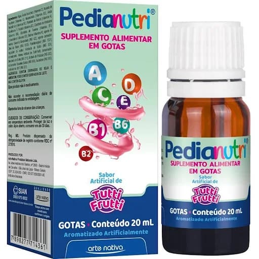 Suplemento Alimentar Pedianutri em Gotas 20ml
