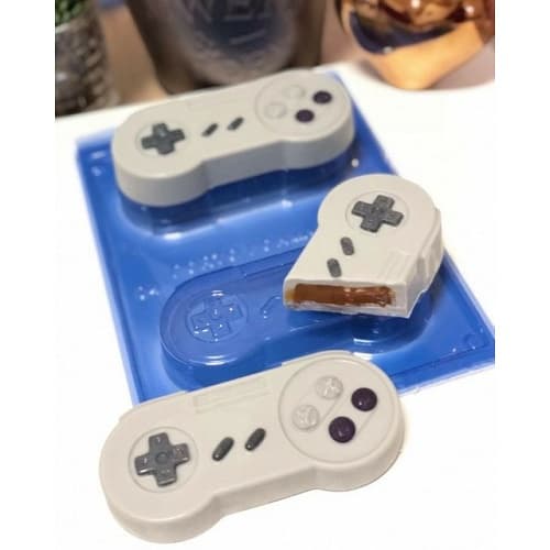 Forma De Acetato Confeitaria Controle Retrô Vídeo Game