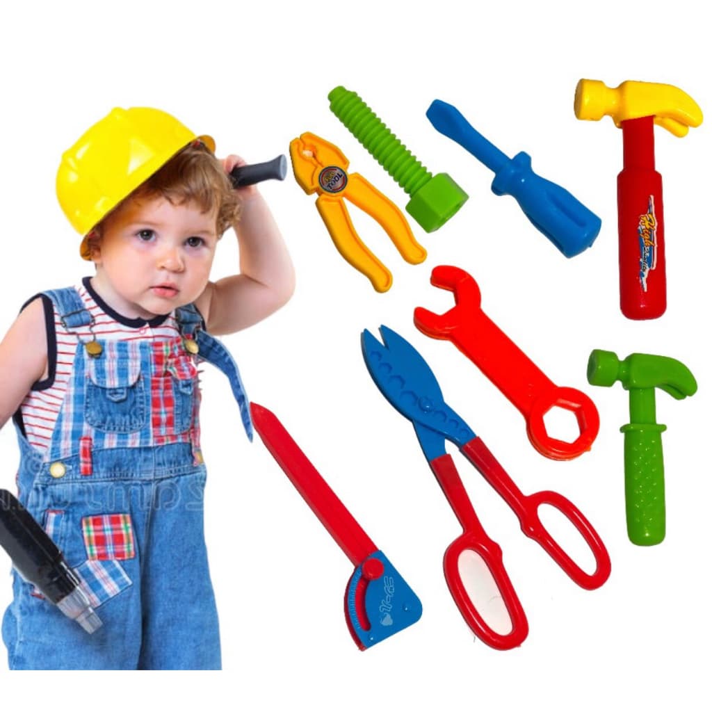 Kit Ferramentas Completo Brinquedo Infantil 11Pçs LiliHouse Toolset Completo