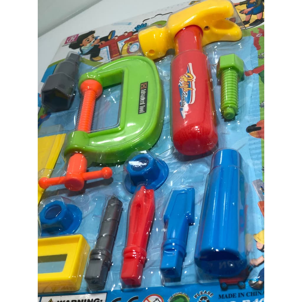 Kit ToolsSet de Ferramentas Completo Brinquedo Infantil 11Pçs LiliHouse Completo
