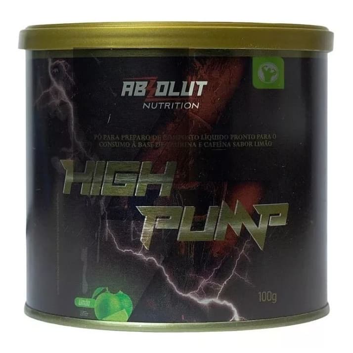Suplemento Em Pó High Pump Pré Treino 100g Absolut Nutrition