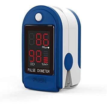 Oximetro Digital de pulso para dedo Oxigênio Original Premium com pilhas
