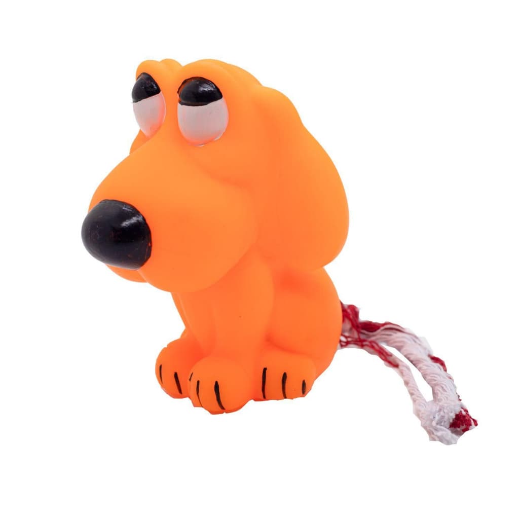 Brinquedo de Cachorro carinha de dó - brinquedos de cachorro de borracha com barulho