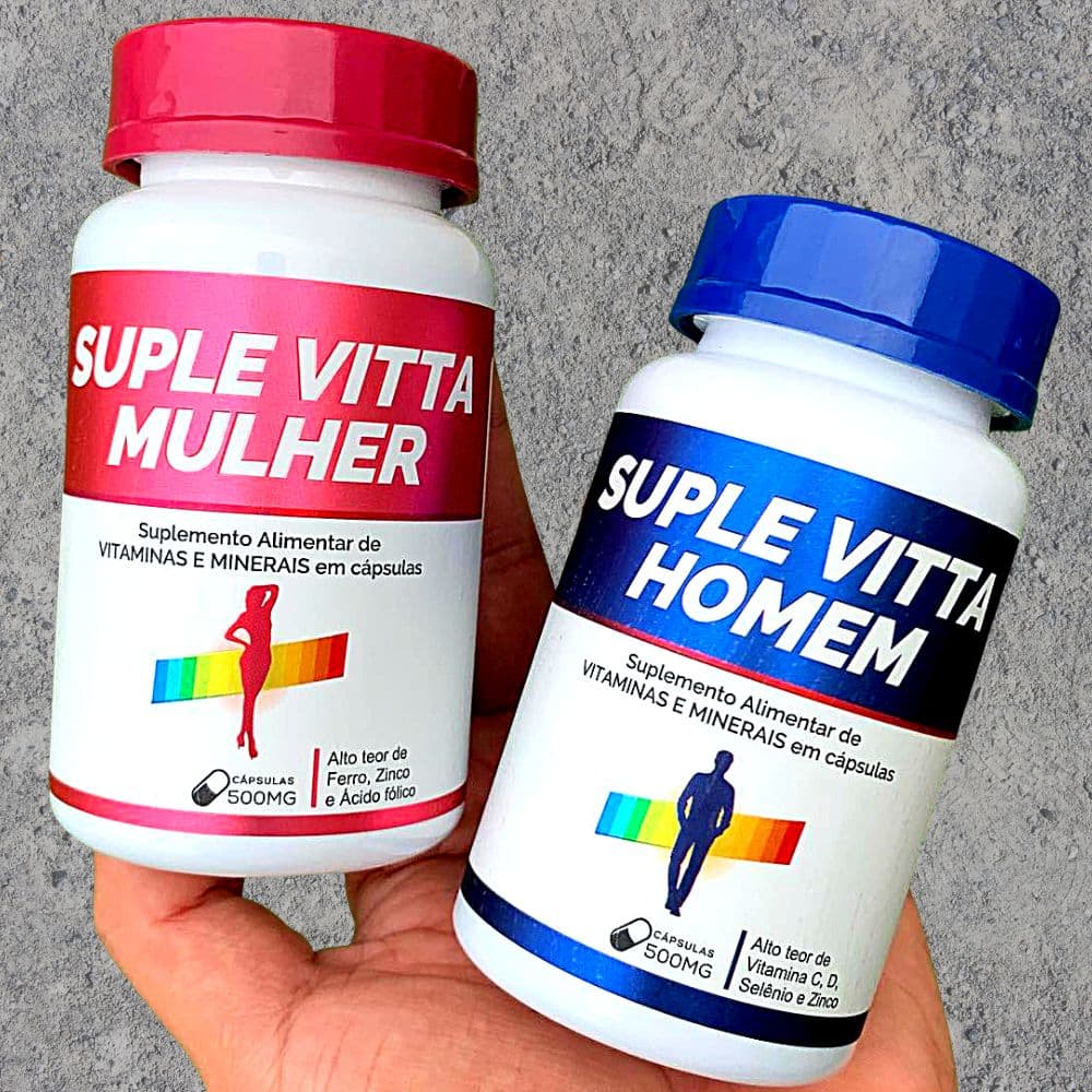 Vitamina Mulher Vitamina Homem C/120 Cáps Biotina Vitamina Para Cabelo Multivitamínico Suplemento Completo