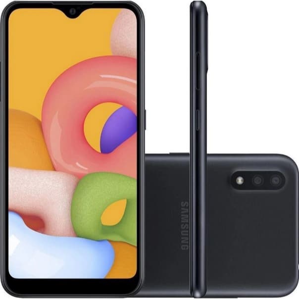 Smartphone Samsung Galaxy A01 32GB 4G Tela 5.7'' Dual Chip 2GB RAM Câmera Dupla - Vitrine