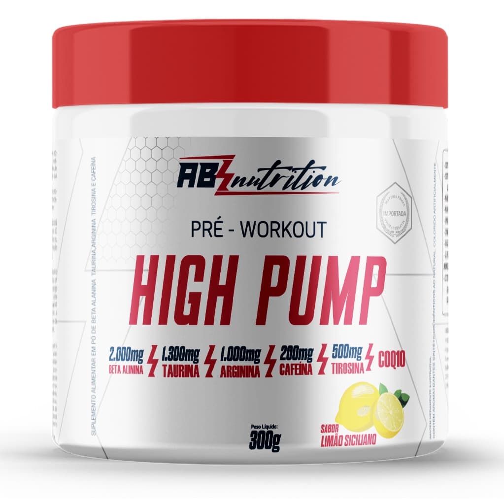 Pre Treino High Pump Absolut Limao 300g