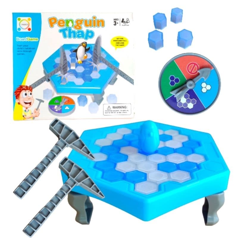 jogo pinguim game quebra gelo 38 cubos jogo de mesa brinquedo infantil familia