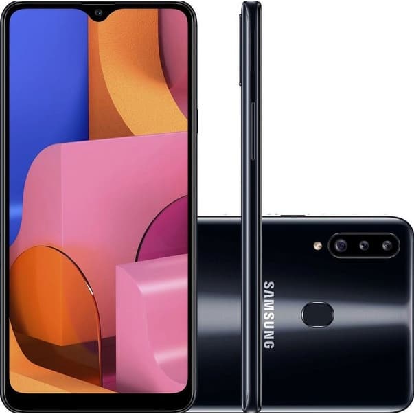 Smartphone Samsung Galaxy A20s Dual Chip Android Tela 6.5 OctaCore 32GB 4G Câmera Tripla - Vitrine
