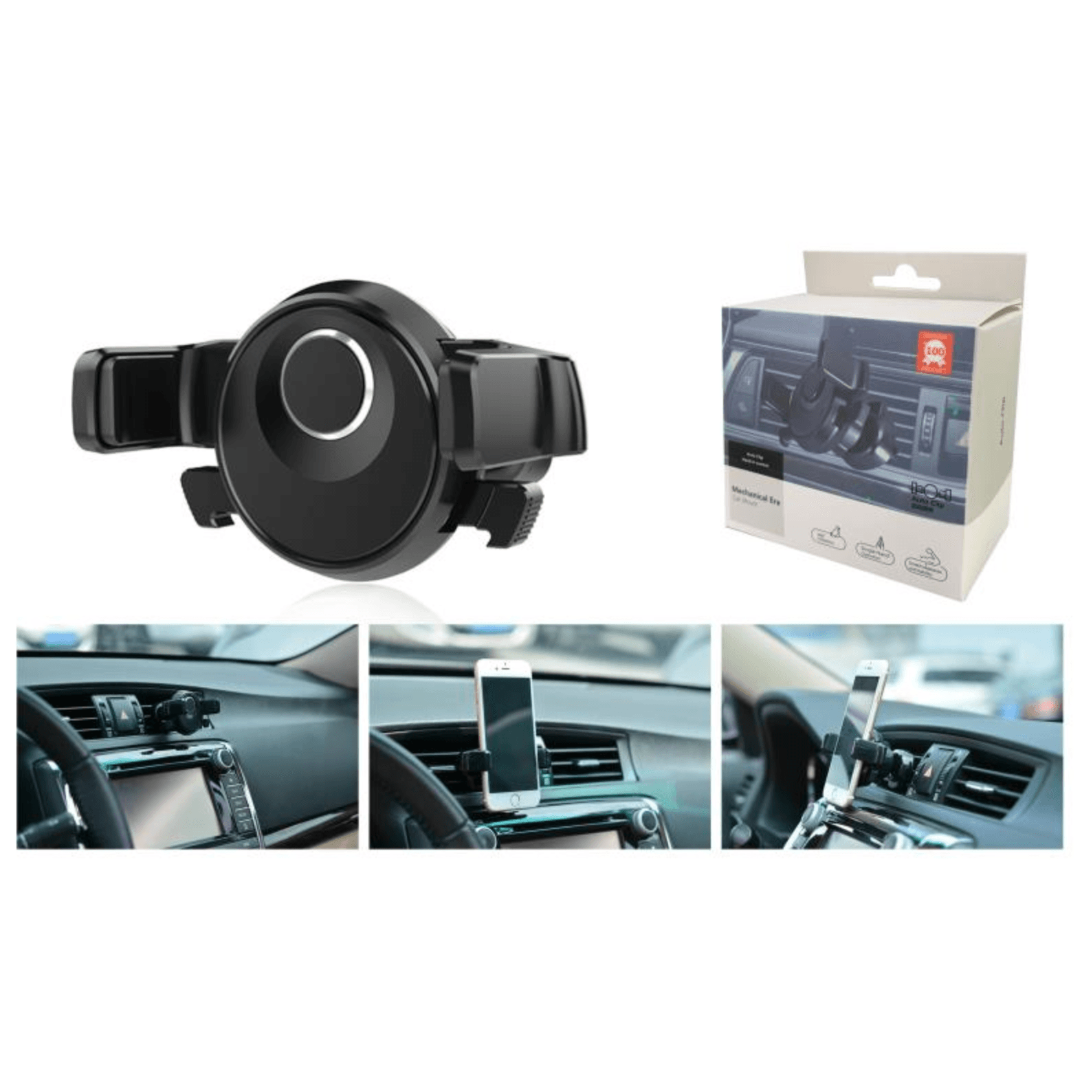 Suporte de Celular Universal Ajustável Para Carro Rotação