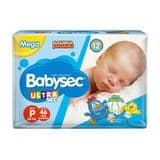 Kit Fralda Infantil BabySec Mega P Pct C/2 Unds