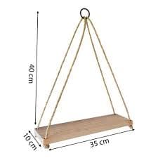 Prateleira suspensa com corda de sisal , prateleira  multifuncional , porta temperos ,  espelhos , suporte  de molduras de fotos, flores, quadros decorativos e decoração de parede ,decoração  casa , sala , quarto, cozinha,retratos
