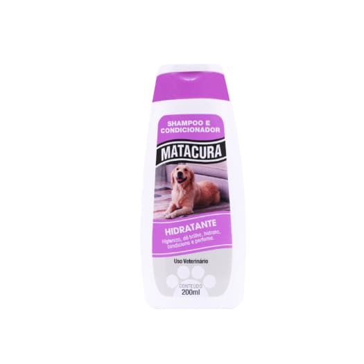Shampoo e Condicionador Matacura Hidratante  Cães e Gatos 200ml