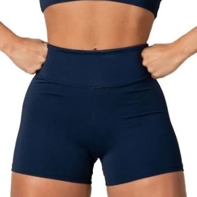 Bermuda Fitness Feminina Lisa Roupa De Academia Shortinho Short Shorts Feminino